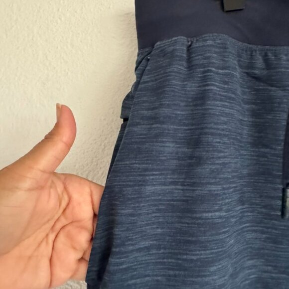 Lululemon THE Short Linerless 7" Mens 2 Piece Bundle XL Navy and Tan Gym Sporty - Picture 5 of 16